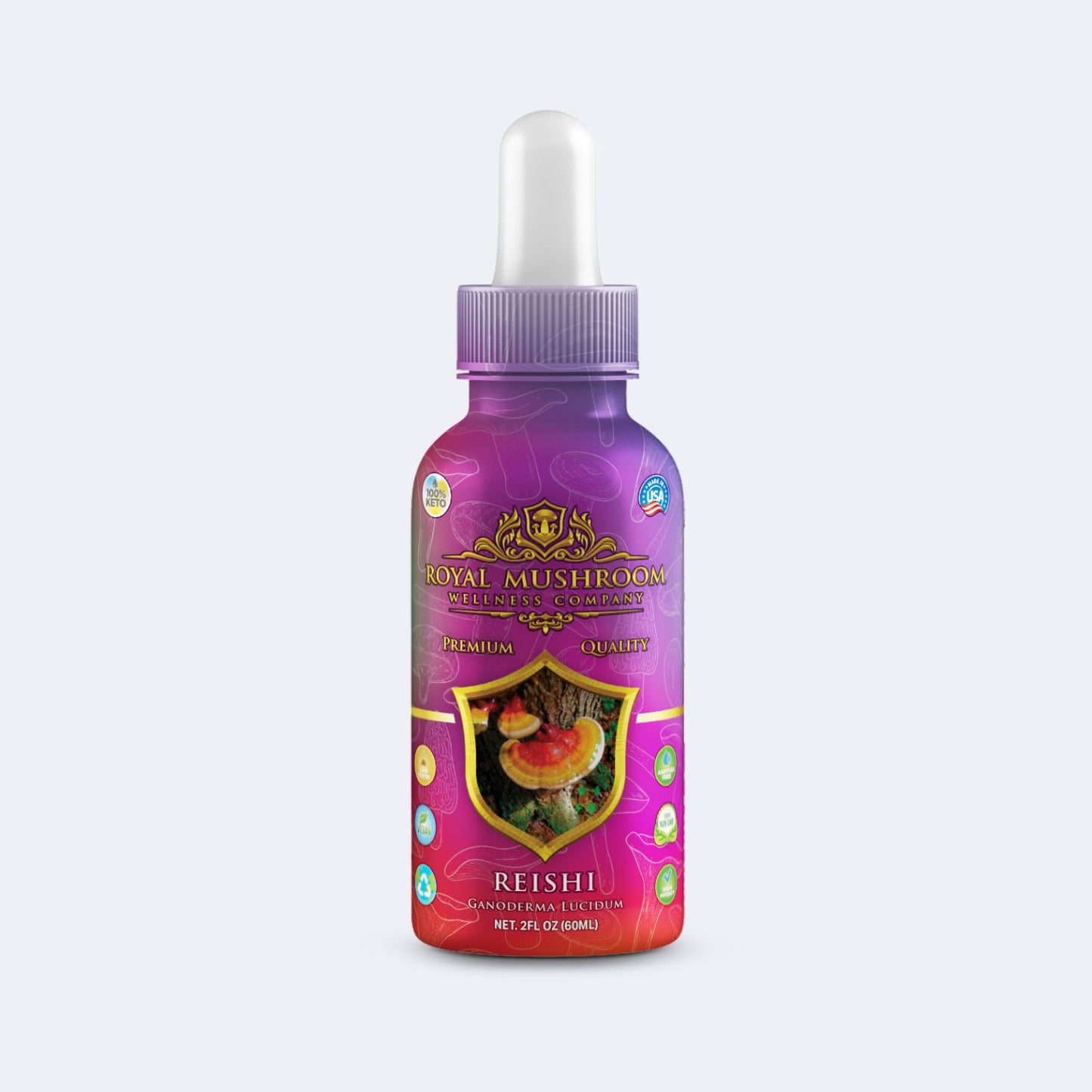 Reishi Mushroom Oil Tincture 60ml Royal-Mushroom
