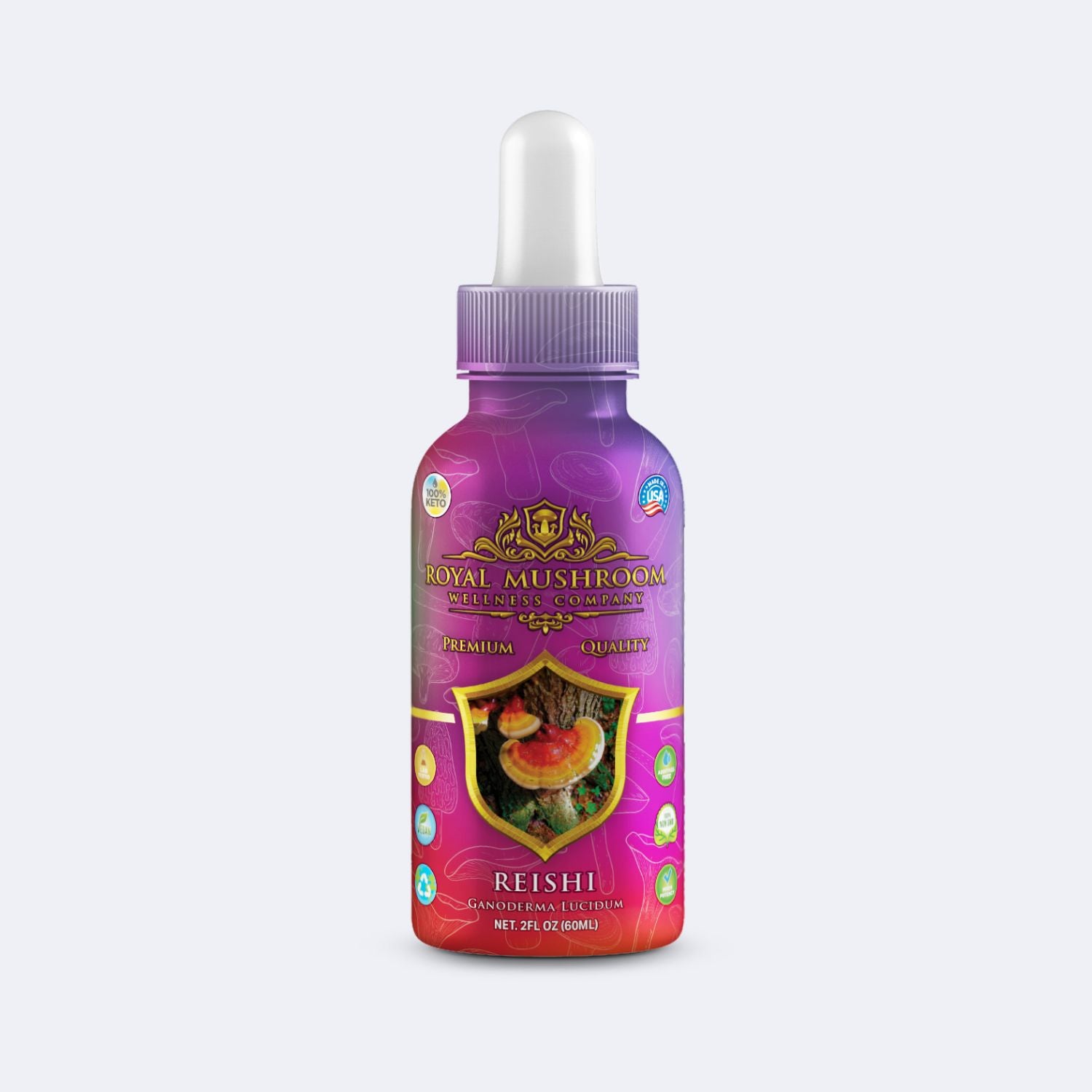 Reishi Mushroom Oil Tincture 60ml Royal-Mushroom