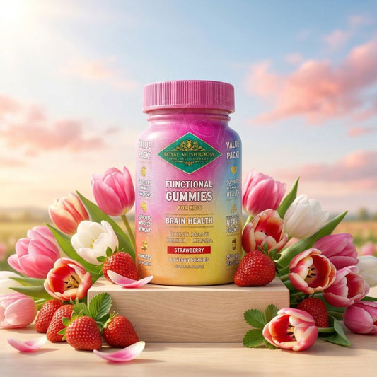 Lion's Mane Kids Gummies: The Ultimate Brain Health & Focus Boost 60ct